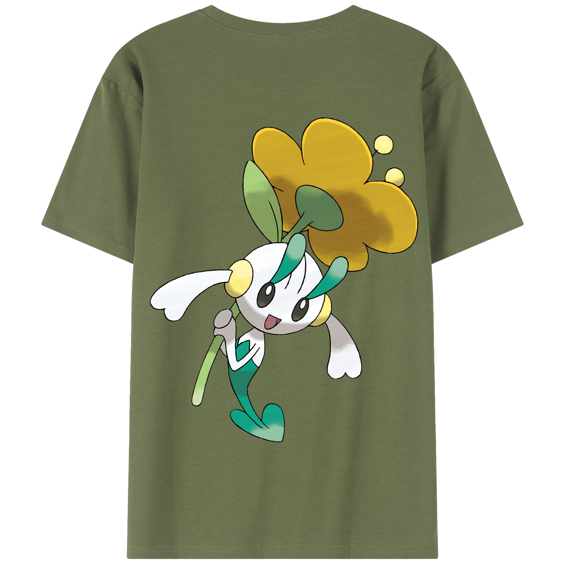 （画像用） ポケットモンスター Pokémon 綿100％半袖Tシャツ（背面プリント）